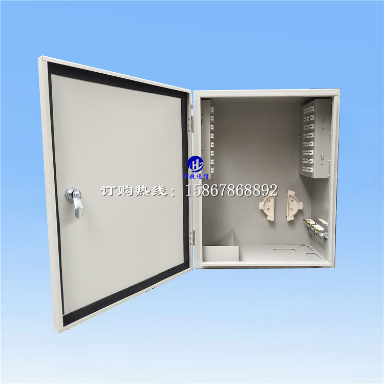 Wall-mounted 96-core optical cable transfer box outdoor light delivery box splitting box wiring box optical fiber transfer box 48 core