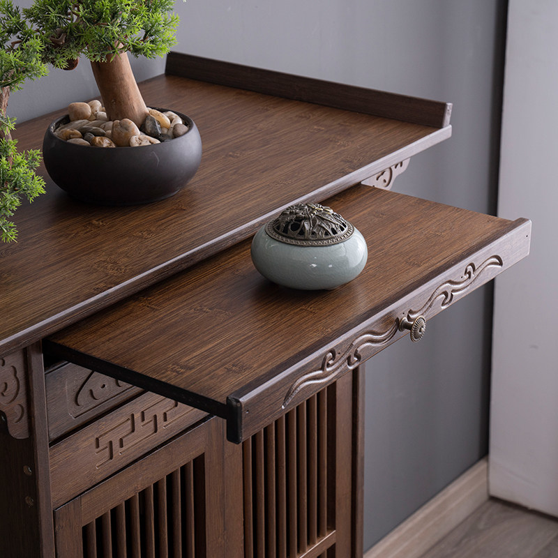 For table Buddha table home new Chinese style heightened porch cabinet porch table worship table solid wood Buddhist niche simple modern shrine