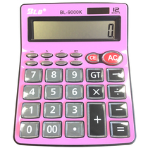 Baolida 9000K calculator medium-sized desktop business model solar dry battery dual power supply