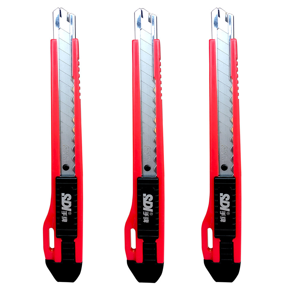 台湾手牌美工刀 SDI 0404 塑料手柄介刀工具刀 适配9*80mm小刀片