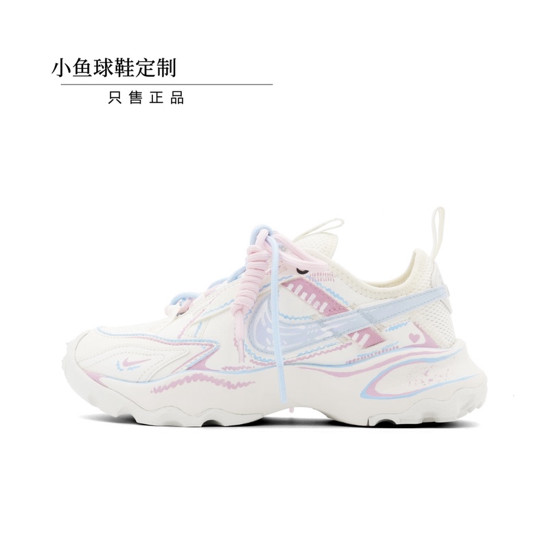 Custom Sneakers Nike Tc 7900, Dynamic and Sweet, Hand-Painted Graffiti, Versatile, Low-Top Women's Casual Shoes