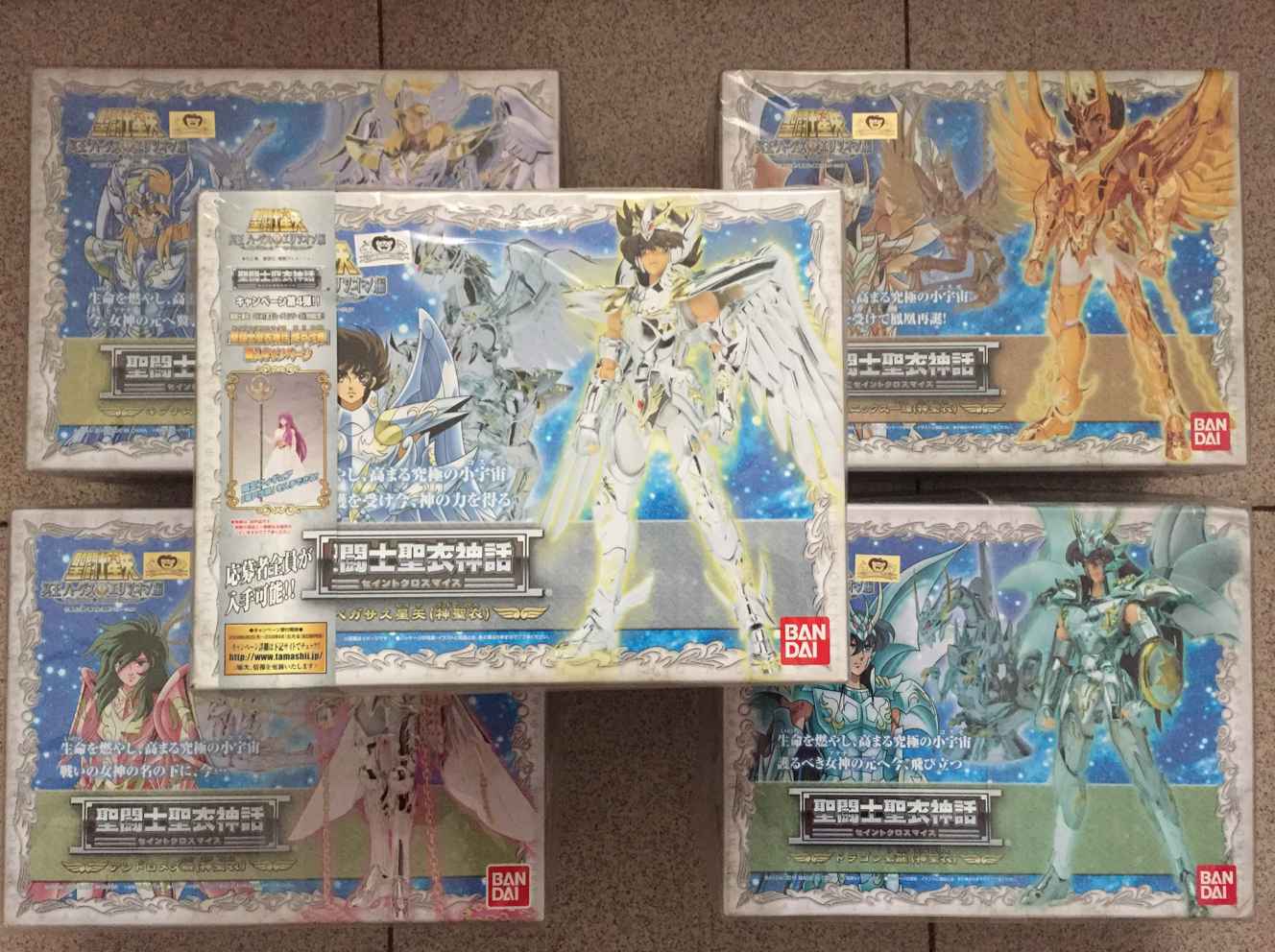 Spot Bandai Saint Cloth Myth TV Divine Cloth Pegasus Instant Zilong Glacier Yihui Five Little Strong Full Set