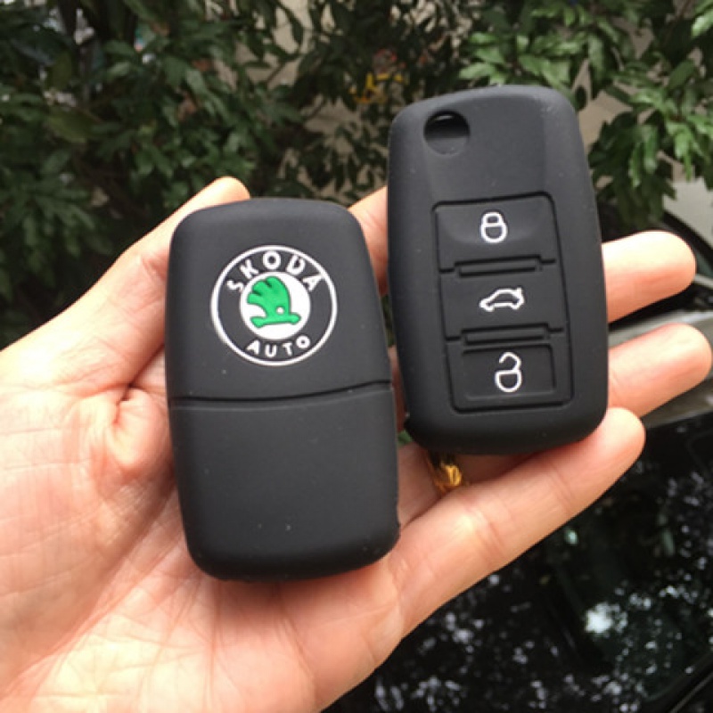Car silica gel special key bag Skoda new Ming sharp Fabia Hao Sharp Speed Pine Silicone Key Sleeve
