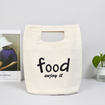 Bento bags hand-held rice bags office workers aluminum foil thick insulation bags canvas lunch bags with rice boxes