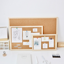 Dormitory message board ins Wind student dormitory cork board photo background wall creative desktop note board bulletin board