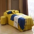 Ming Beauty khăn trải giường denim bông trộn màu sắc sản phẩm đặc biệt cho các bảng massage thẩm mỹ viện cao cấp tập hợp đơn giản sang trọng - Trang bị tấm mẫu ga phủ giường spa Trang bị tấm