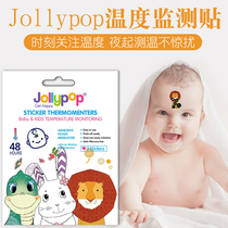 Jollypop baby temperature sticker child temperature sensitive post fever sticker with fever and stock 