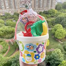 Japan Imperial Household Sauce Rabbit Beach Group Young Child Child Labor Suit Sand Rake Bucket Shoveling Kettle Toy Combinations