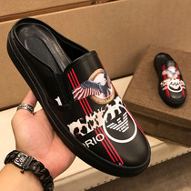 Joint Liden Armani slippers men wear non-slip mens Baotou lazy half slippers mens net red explosion