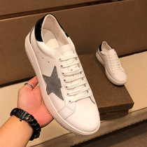 Cool Qi new small dirty shoes mens leather dirty shoes retro old Korean star casual white shoes board shoes tide