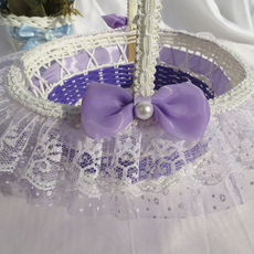 Свадебная корзина под цветы 花童花篮婚礼用品创意花篮网红花篮装饰品家用桌面摆件假花仿真花