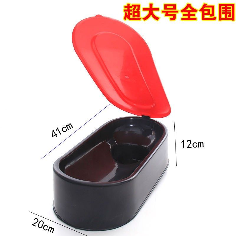 Plastic squatting pan toilet bowl disposable simple toilet urinal temporary squatting pit decoration construction special toilet-Taobao