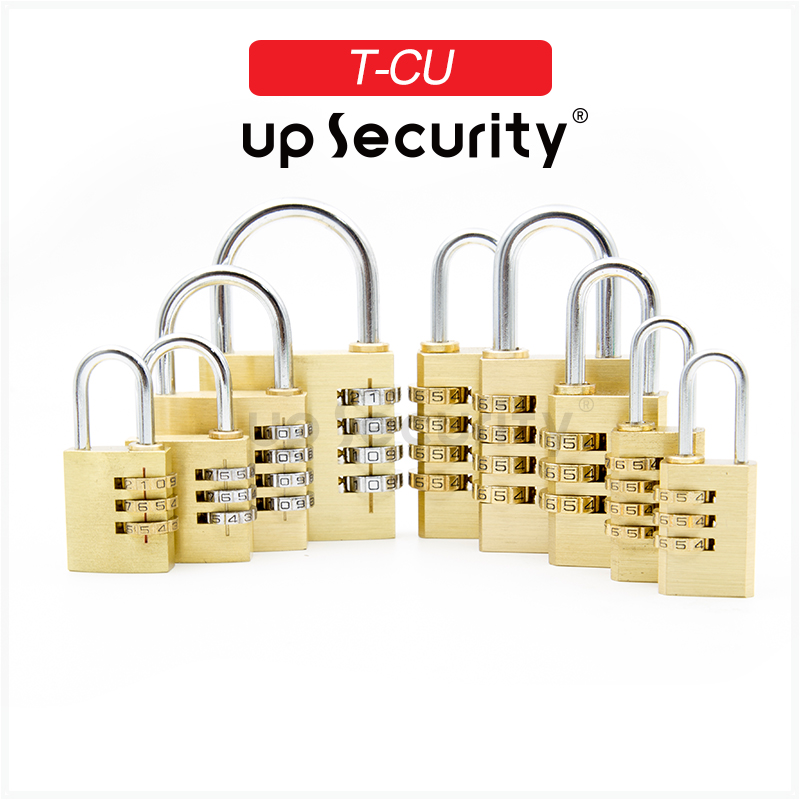 Pure copper password lock padlock gym cabinet suitcase anti-theft lock luggage lock copper lock