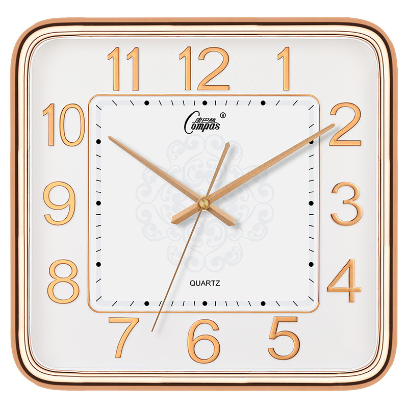 Living room silent wall clock creative fashion modern 13 inch quartz clock minimally household Nordic wind clock