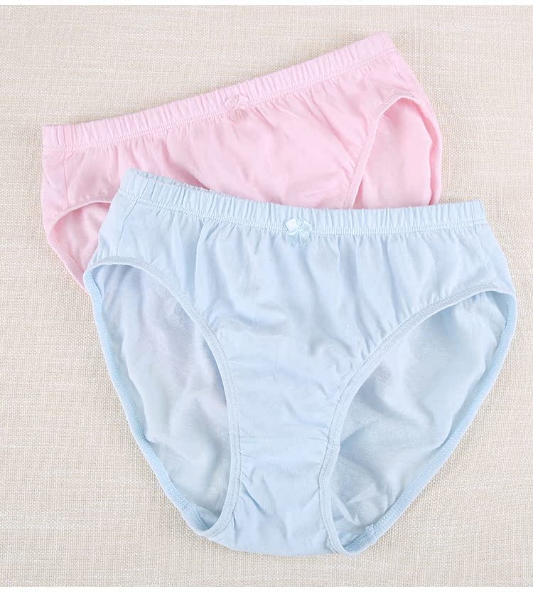 Quần lót bướm Anfen nữ đích thực 100% cotton cao eo và trung niên mẹ già quần ngắn màu cotton 1131 do lot nam