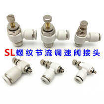 Quick connector speed control SL04-M3 Control valve Throttle valve SL6-M5 4-01 10-03 12-04 08-01