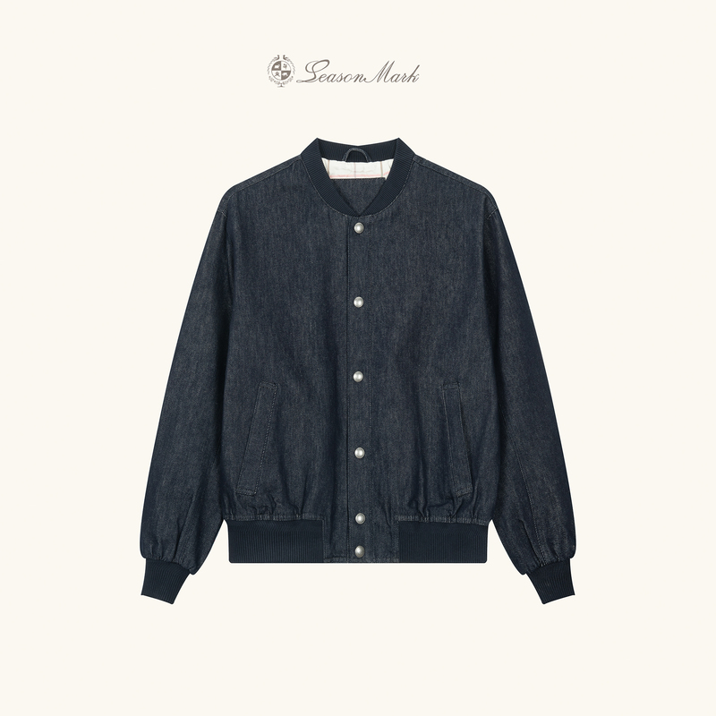 Seasonmark New Pilot Denim Jacket Casual Versatile Wrinkle-Resistant Simple Fashion Men's Jacket