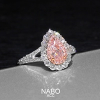 Много -слойное цвет роскошное симуляция бриллиантового кольца Flash Diamond Diamond Color Treasure Group