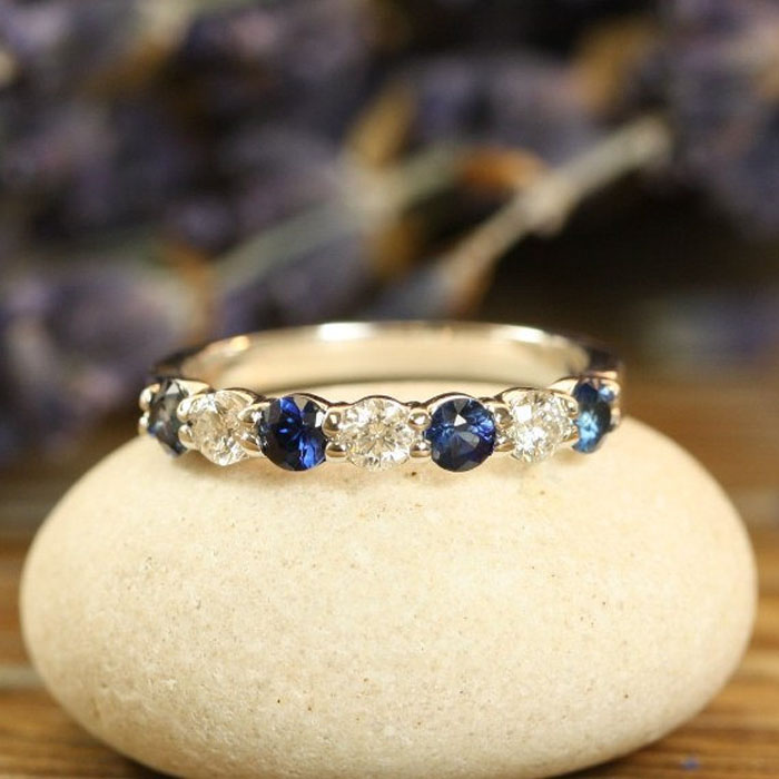 Nhẫn kim cương bạc 925 sterling kim cương mô phỏng pha lê kim cương tinh tế đẹp châu Âu và Hoa Kỳ thương hiệu lớn kim cương kim cương nhẫn nữ nhẫn chrome heart