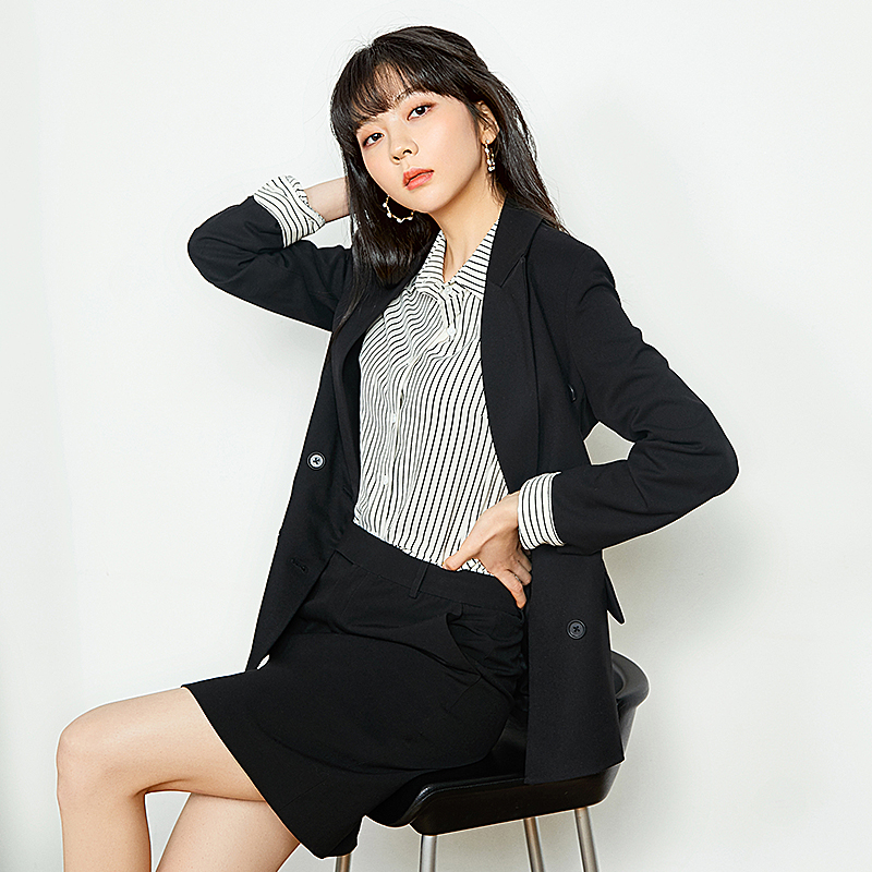 Work clothes Temperament Goddess Van Workwear Famous yuan Small Fragrant Wind Business Authentic Korean version OL suit jacket Skirt Women Suit