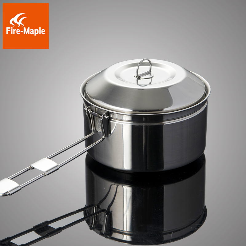 Fire Maple Original Stainless Steel Pan Outdoor Camping Pan Portable Outdoor Equipped Camping Cooker Self Driving Outdoor Pot