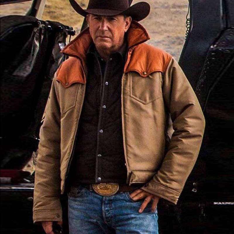 American Tv Series Yellowstone Pure Cotton Jacket Short Coat Spring Vintage Casual Versatile American Casual Style Top Trendy