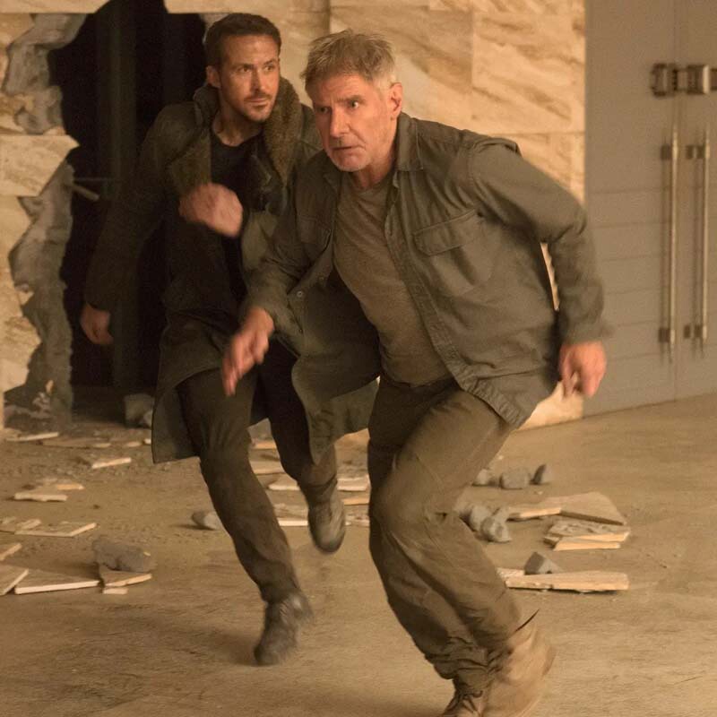 Blade Runner 2049 Harrison Ford Cotton Shirt Retro Workwear Army Green Long-Sleeved Casual Shirt for Men