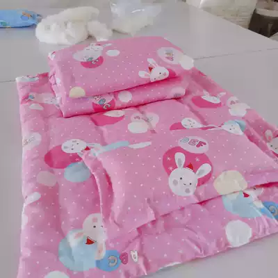 Customized crib cotton three-piece pure cotton quilt mattress kindergarten nap quilt summer quilt