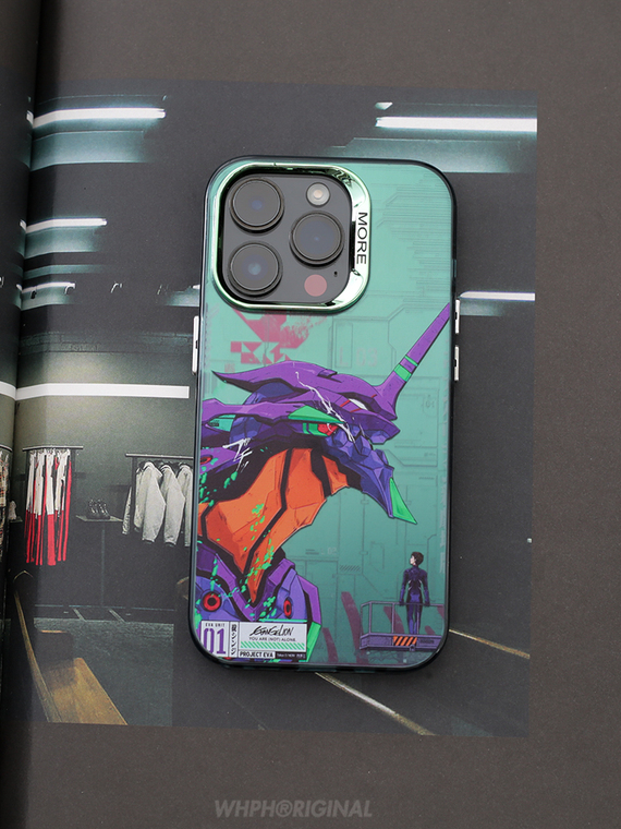 Evangelion EVA Anime MagSafe Niche Matte Evangelion ElectroPlated 15, 14, 13, 12, 11 iPhone Case