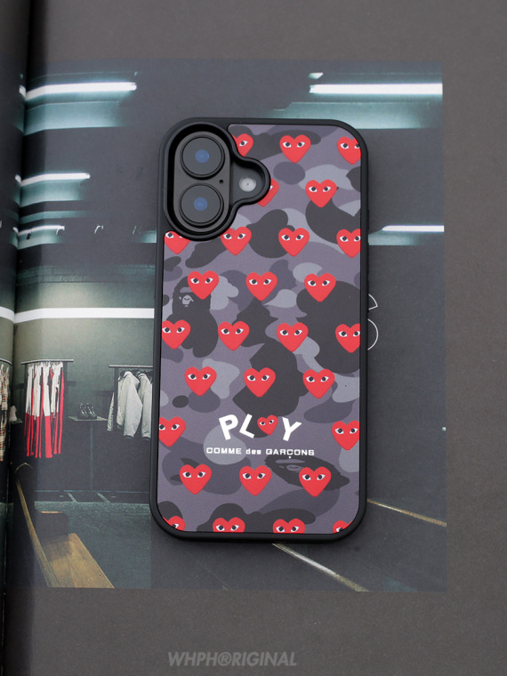 Comme Des Garcons Play New MagSafe Luxury Plus/Pro/Max – 16, 15, 14, 13, 12 iPhone Case