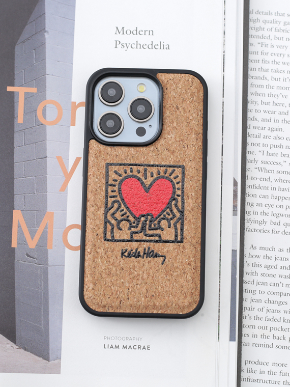 Human Made Hearts Soft Wood Matte Anti Slip Niche MagSafe Pro/Max, 15, 14, 13, 12 iPhone Case