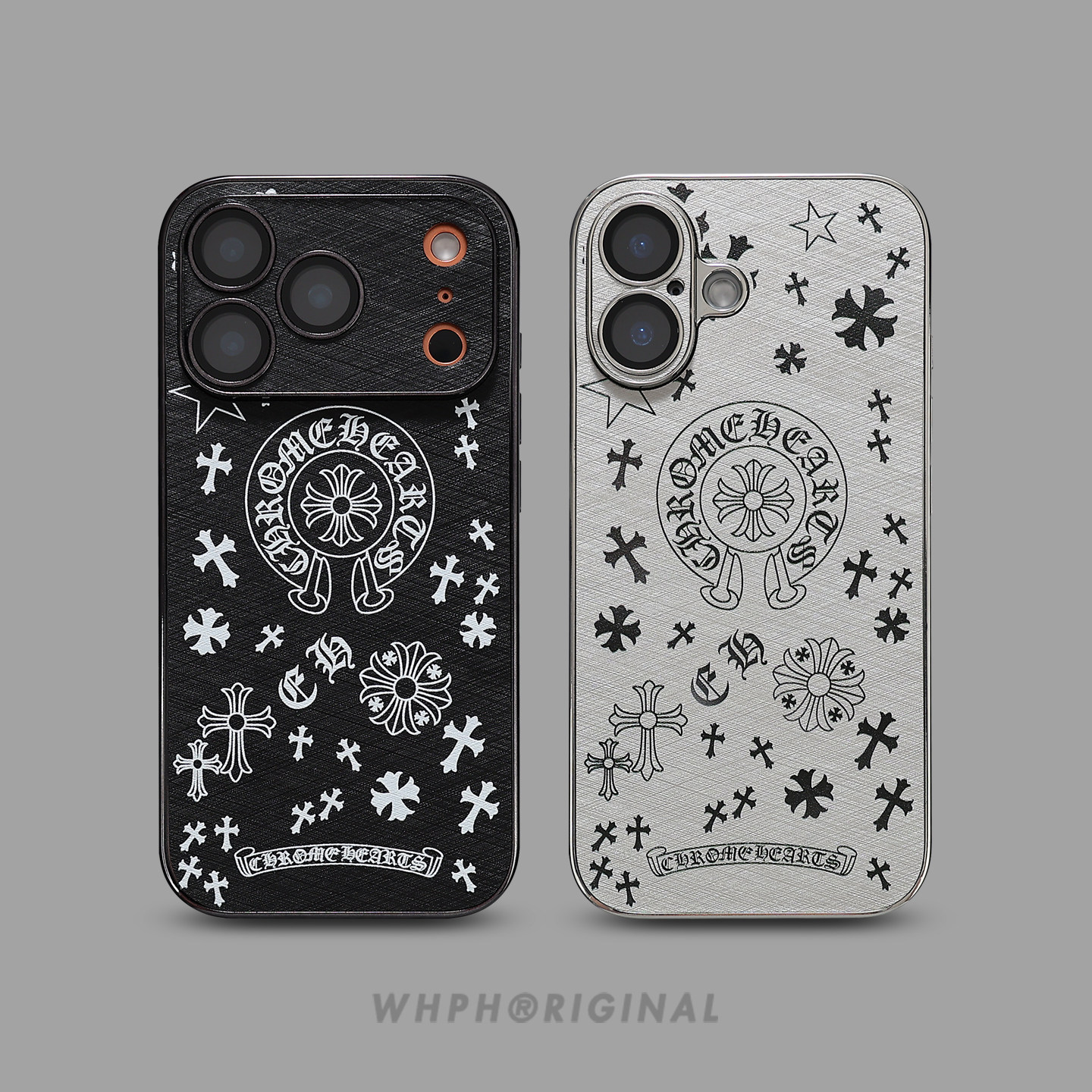 Trendy Fashionable Chrome Hearts iPhone 17 Pro Max/16/15/14/13