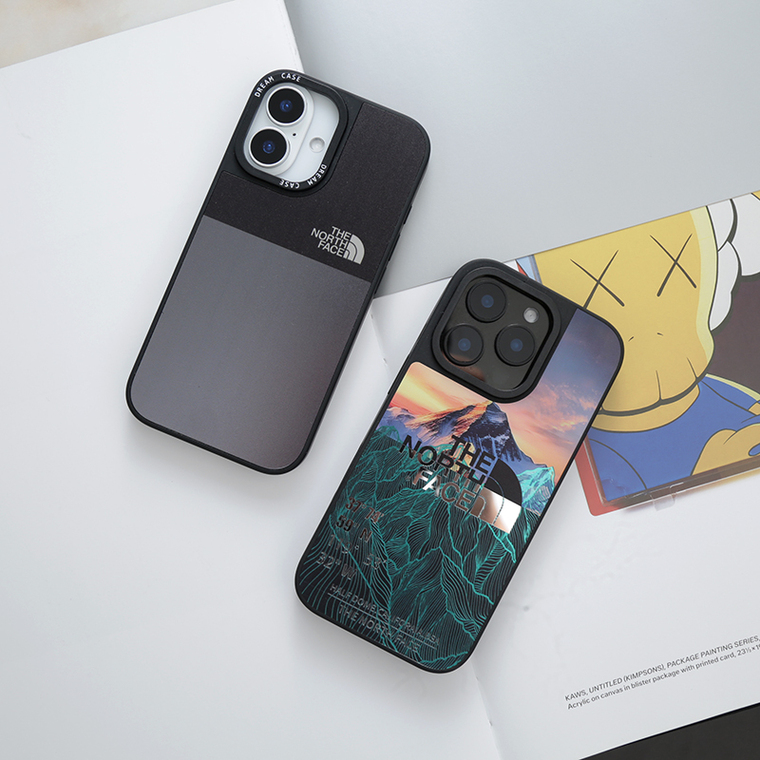The North Face Mountain Sunset Topographical iPhone Case