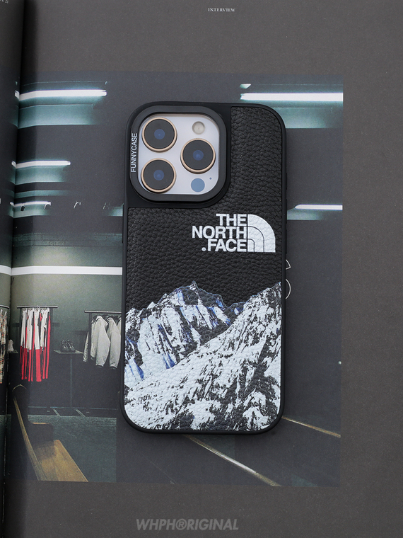 16 Square Leather The North Face Plus/Pro/Max – 16, 15, 14, 13, 12 iPhone Case
