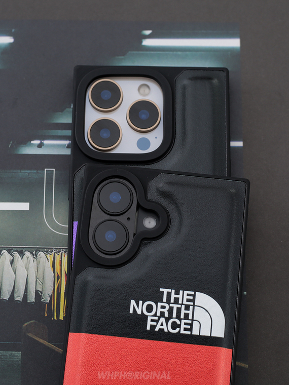The North Face New Synthetic Leather Luxury Niche Plus/Pro/Max – 16, 15, 14, 13, 12 iPhone Case