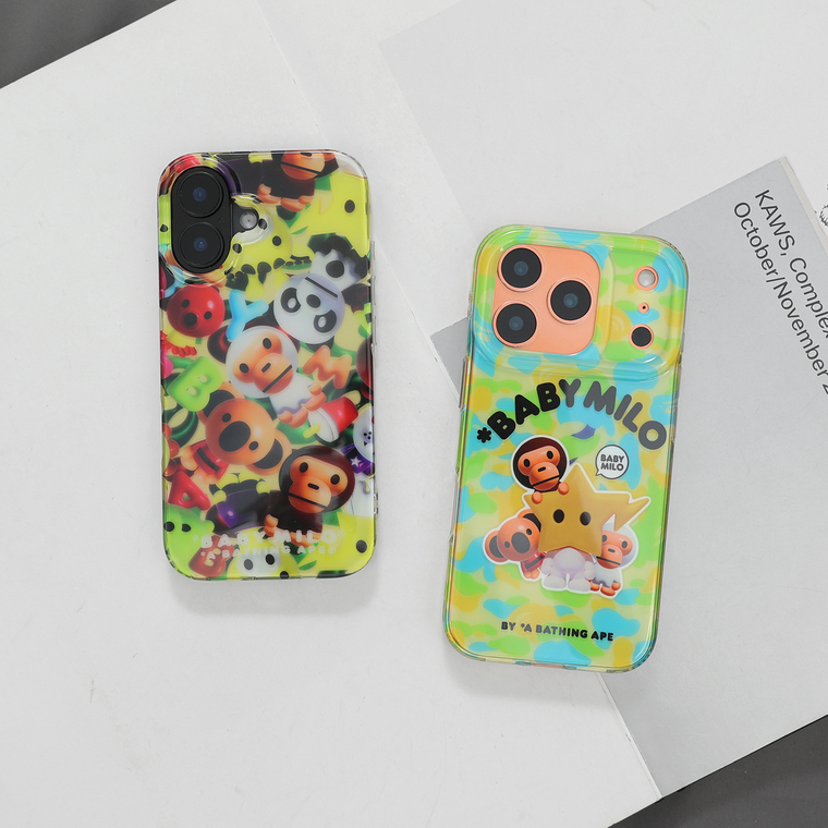 Baby Milo Camouflage Cute Cartoon Girls iPhone Case