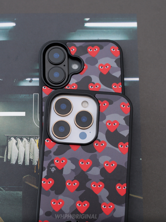 Comme Des Garcons Play New MagSafe Luxury Plus/Pro/Max – 16, 15, 14, 13, 12 iPhone Case