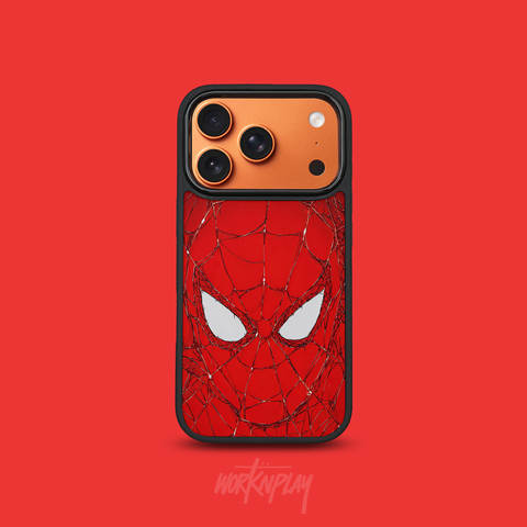 Spiderman Cracked Mask iPhone Case
