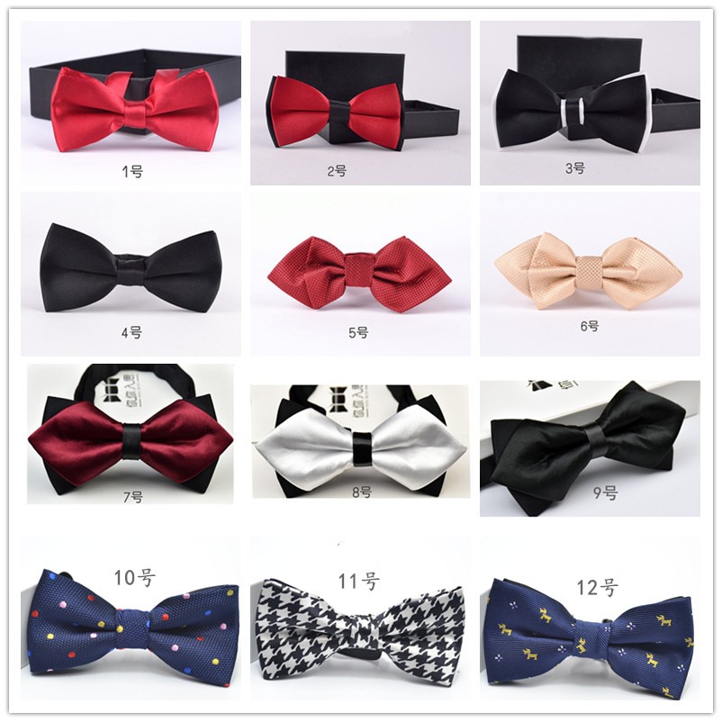 Boys bow tie shirt Korean version of the children's collar flower British bow tie student baby boy accessories bow tie middle boy