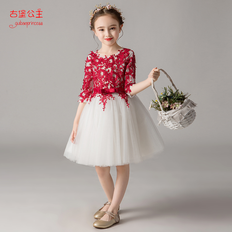 Flower Child dress girl wedding dress princess Pomponti dress girl show clothebirthday show wedding evening dress