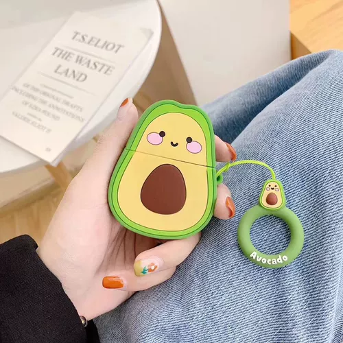 Ins авокадо airpods защитный чехол apple airpods2 чехол для наушников airpod персиковая коробка беспроводной bluetooth чехол для наушников ipods наклейка air2 ipod бесконечно милые pods2