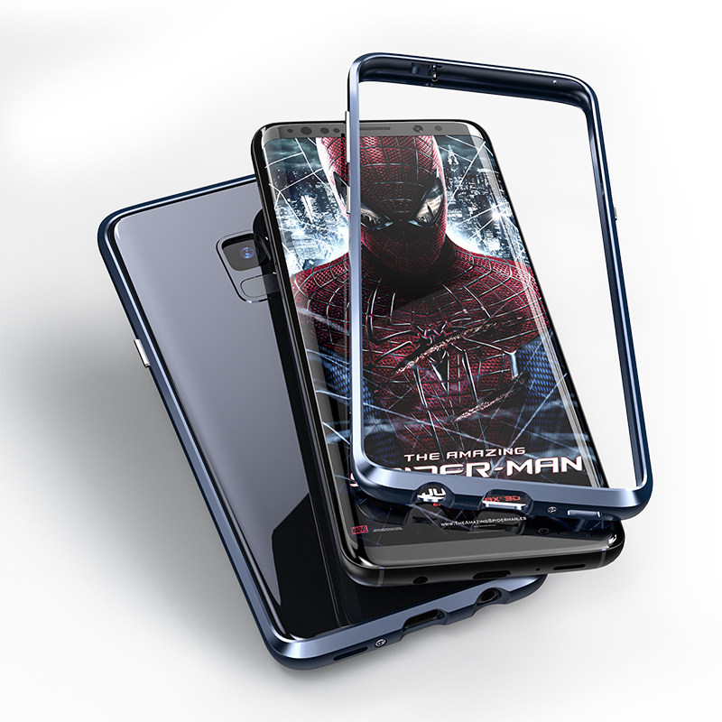 GINMIC Sword Slim Light Aluminum Frame Metal Bumper Case for Samsung Galaxy S9 Plus & Galaxy S9