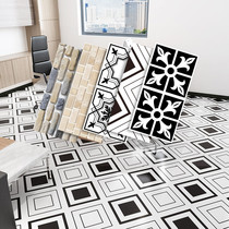 Floor wallpaper self-adhesive toilet tile kitchen oil-proof sticker Wall refurbished toilet waterproof wall sticker balcony