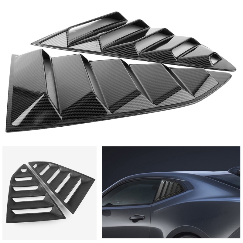 Suitable for Chevrolet Camaro Modified Rear Window Blinds, Car Windshield Accessories, Front Window Triangle Decoration Suitable for Chevrolet Camaro Modified Rear Window Blinds, Car Windshield Accessories, Front Window Triangle Decoration