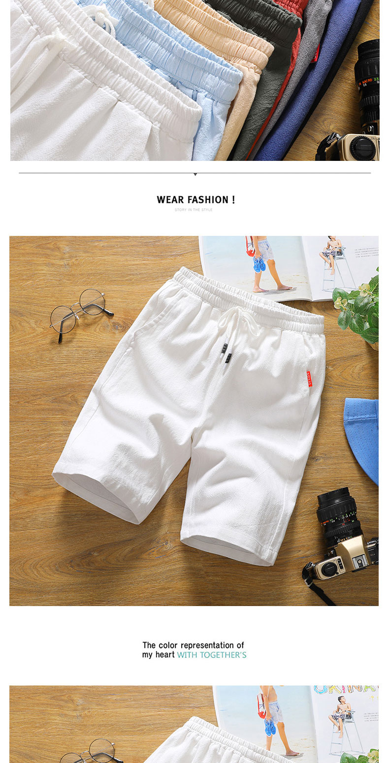 Quần short nam thể thao cotton mùa hè 5 năm quần mùa hè baggy nam