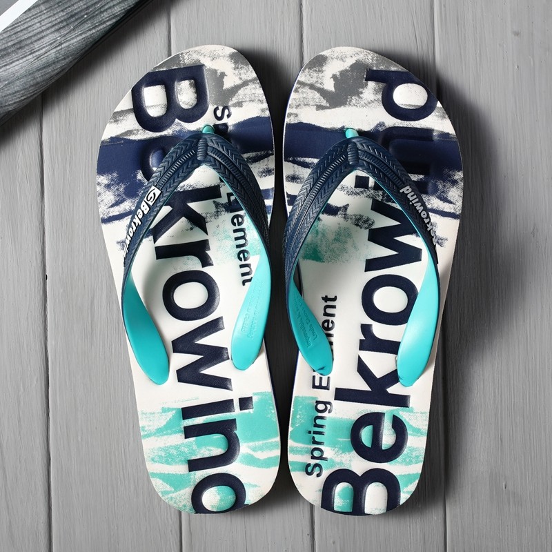 2021 New Slippers Men's Summer Herringbone Tug Men Trend Clip Feet Drag Individuality Non-slip Soft Bottom Outdoor Beach Sandals