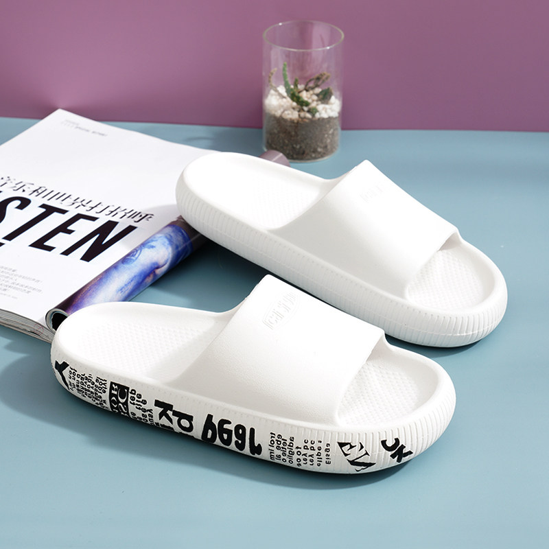 Slippers men's wave fashion outwear 2021 spring new non-slip stay-at-home drag personalities wear couples for a long time