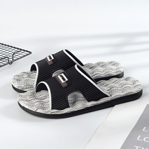 Slippers Male Boomer Outdoor 2021 Summer New Big Code Word Drag Non-slip Individuality Men Wear wear beach Shoe sandals