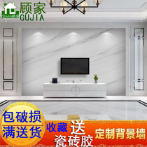 TV background wall tile modern simple 2019 new microcrystalline stone living room imitation marble material modeling wall panel