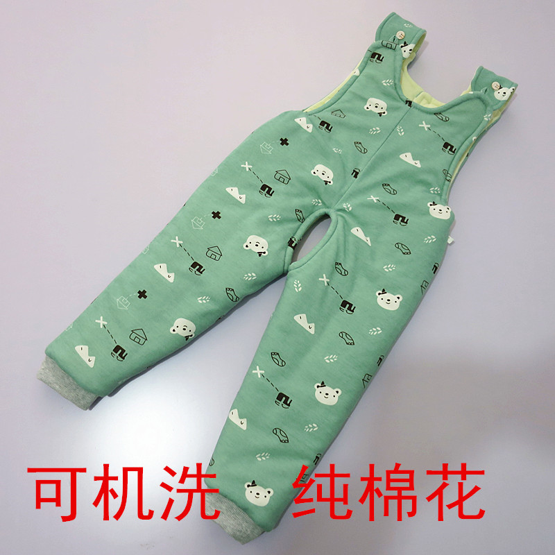 Children's Cotton Overalls, Machine Washable, New Winter Style, Open-Crotch, Big Kids' Loungewear, Baby Belly-Protecting Open-Crotch Cotton Pants Children's Cotton Overalls, Machine Washable, New Winter Style, Open-Crotch, Big Kids' Loungewear, Baby Belly-Protecting Open-Crotch Cotton Pants